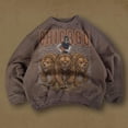 thumbnail image 1 of Retro Chicago Football Sweatshirt, Vintage Bears 90s Crewneck, Old School Game Day Football Sweater, 1 of 4