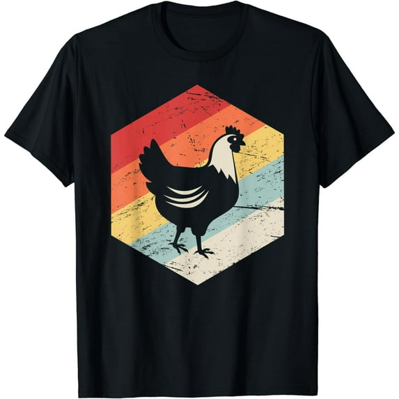 Retro Chicken Farmer T-Shirt
