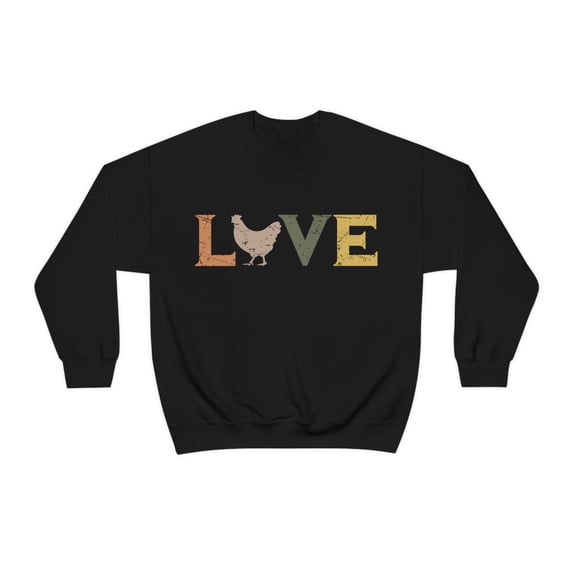 Retro Chicken Lover Sweatshirt Vintage Chickens Hen Shirt Gift Ideas