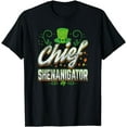 thumbnail image 1 of Retro Chief Shenanigator Lucky Leprechaun Hat St Patrick Day T-Shirt, 1 of 3