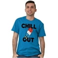 thumbnail image 1 of Retro Chill Out Food Pun Popsicle Men's Graphic T Shirt Tees Brisco Brands X, 1 of 6