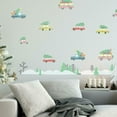thumbnail image 1 of Retro Christmas Cars Peel and Stick Wall Decals, 1 of 6