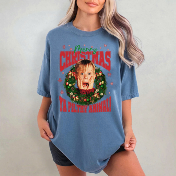 Retro Christmas Comedy Movie Comfort Color Shirt, The Boys of Winter Comfort Color Shirt