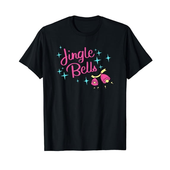 Retro Christmas Jingle Bells - Vintage Preppy Kitsch T-Shirt