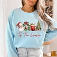 thumbnail image 1 of Retro Christmas T-shirt, Tis the Season Sweatshirt, Santa Claus Crewneck, Merry Christmas Tee, Christmas vibes Hoodie, 1 of 3