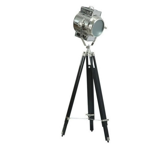 Retro Chrome Spotlight Industrial Searchlight Floor Lamp Living Rooms Office & home decor