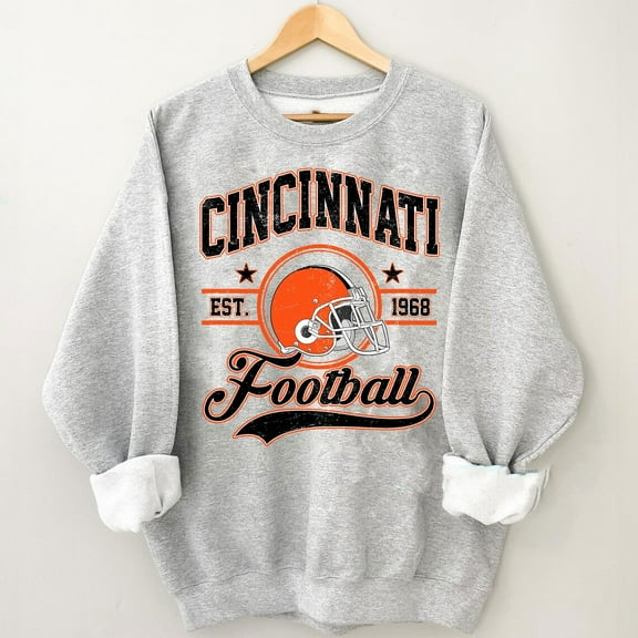 Retro Cincinnati Football Sweatshirt, Game Day Shirt