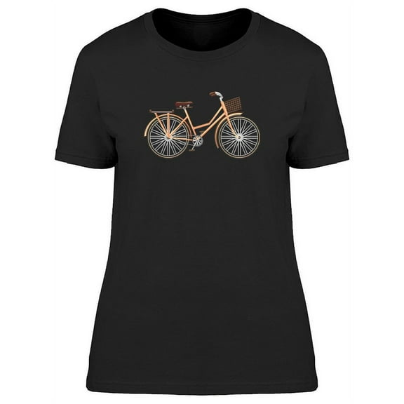 Retro Classic Bicycle Design T-Shirt Women -Image by Shutterstock, Female Small