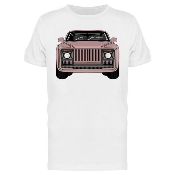 Retro Classic Car Front View T-Shirt Men -Image by Shutterstock, Male Small