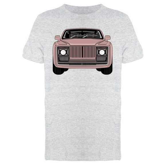 Retro Classic Car Front View T-Shirt Men -Image by Shutterstock, Male x-Large