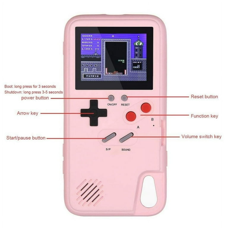 Retro Classic Gameboy Phone Case 36 Video Games Color Display