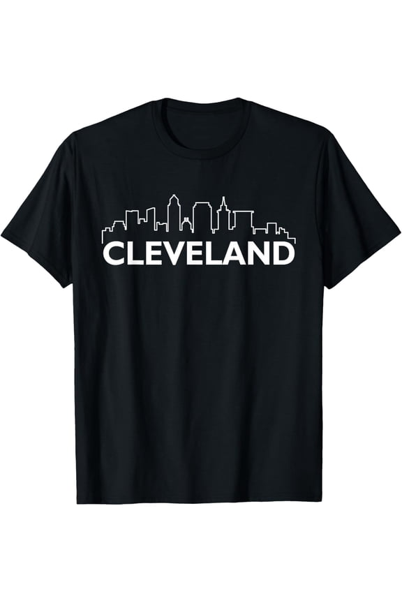 Retro Cleveland Ohio City Skyline vintage CLE souvenir T-Shirt