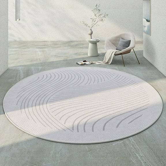 Retro Cloakroom Round Carpet Area Rugs for Living Room Bedroom Kitchen r Study Swivel Chair Cushion Floor Mat Tapis Du Salon