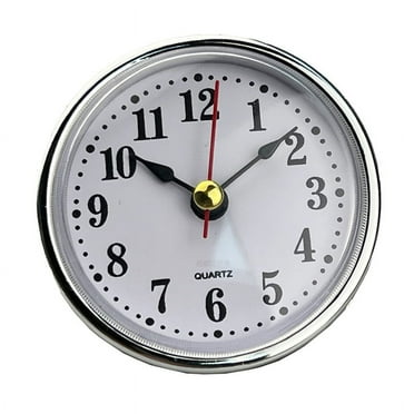 Retro Clock Insert DIY Round Clock Arabic Number Inlaid Clock with Clock Movement