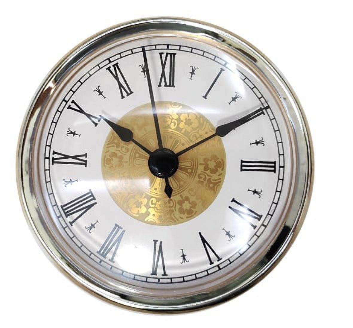 Retro Clock Insert DIY Round Clock Head Silent Clock Head Insert Quartz ...