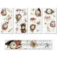 thumbnail image 1 of Retro Clock Wall Decals Newspaper Wall Stickers PVC Waterproof Decorative Stickers Wall Murals Art Wallpaper Self Adhesive Window Decal Vintage for Furniture Closet Decoration 15x30cm, 1 of 6