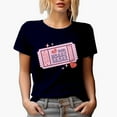 thumbnail image 1 of Retro Club Heart Break, Everything Will Be Fine, Valentine's Day Ticket Art Merch Gift, Navy Blue T-Shirt, 2XL, 1 of 5
