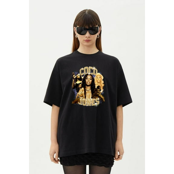 Retro Coco Jones Graphic T-Shirt Rap R&B Music Diva Shirt, for men & women, up to size 5XL