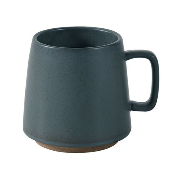 Retro Coffee Cup,Ceramic Mug Porcelain Cup 350ml, Tea Cup, Saucers And Coffee Cup-Blue-350ml