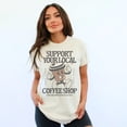 thumbnail image 1 of Retro Coffee Shop Tee: Support Local Business Graphic T-Shirt All Size S-5XL, 1 of 4
