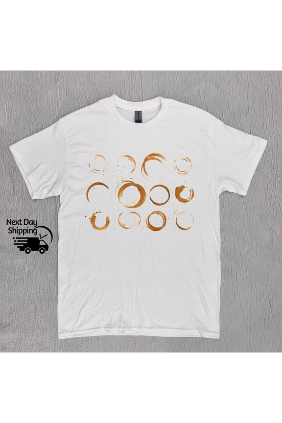 Retro Coffee Stain Art 90s Shirt, Coffee Stain T-shirt, Shirt, Retro Distressed Shirt, Cof
