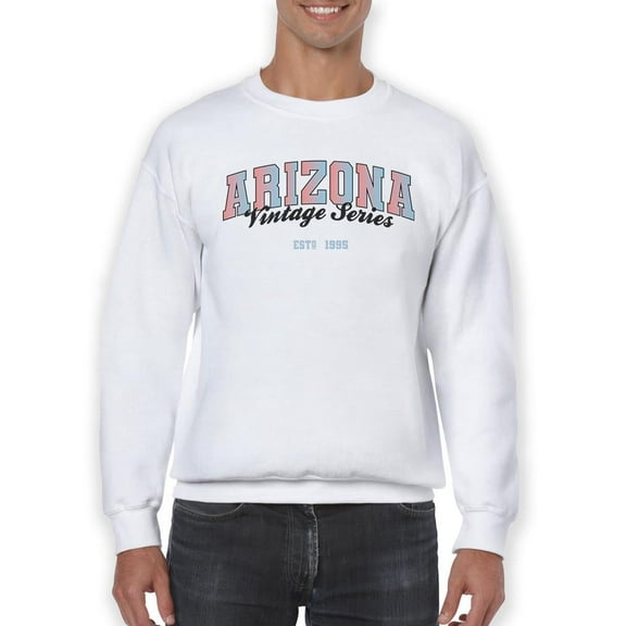 Retro College Arizona Sweatshirt Men -Image by Shutterstock, Male Medium
