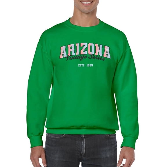 Retro College Arizona Sweatshirt Men -Image by Shutterstock, Male Small