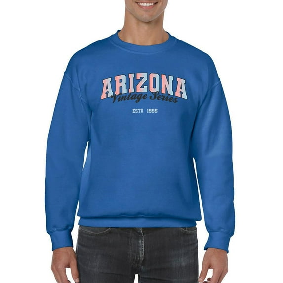 Retro College Arizona Sweatshirt Men -Image by Shutterstock, Male XX-Large