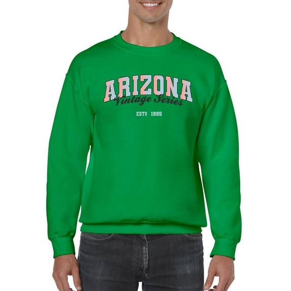 Retro College Arizona Sweatshirt Men -Image by Shutterstock, Male x-Large