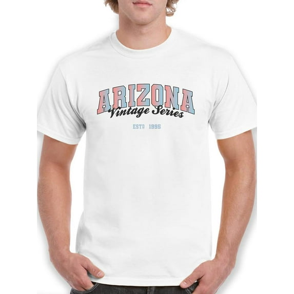 Retro College Arizona T-Shirt Men -Image by Shutterstock, Male Large