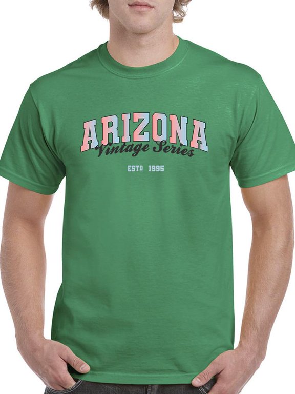 Retro College Arizona T-Shirt Men -Image by Shutterstock, Male Large