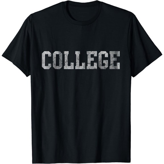 Retro College Funny T-Shirt Graduation T-Shirt