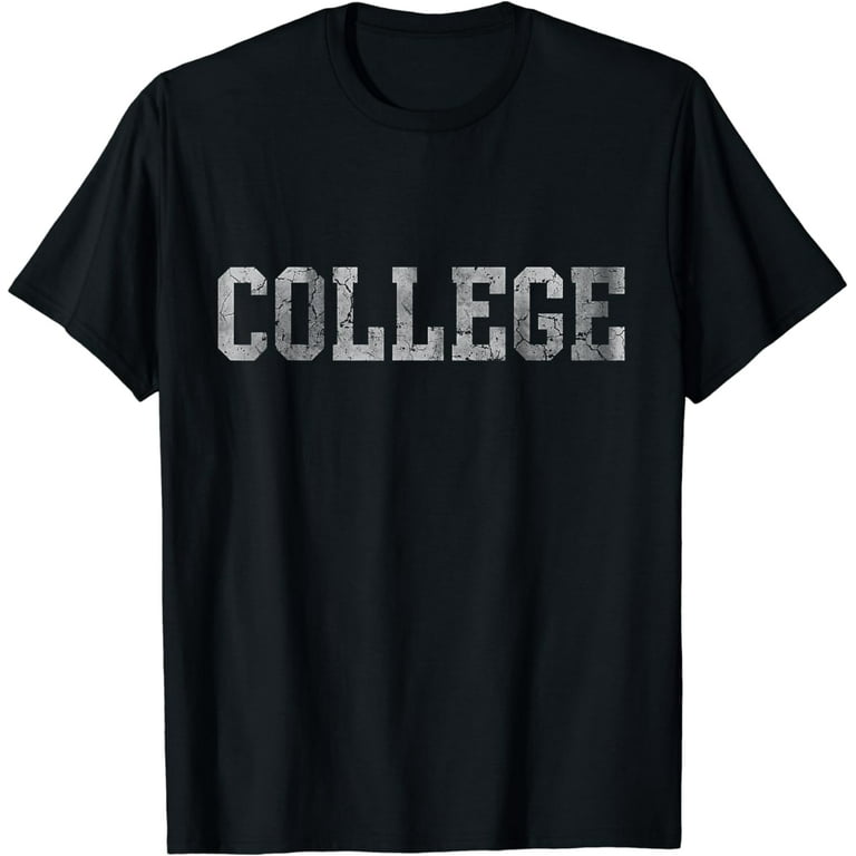 Retro College Funny T-Shirt Graduation Retro College Funny T-Shirt Graduation