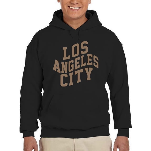 Retro College Los Angeles City Hoodie Men -Image by Shutterstock, Male 3X-Large
