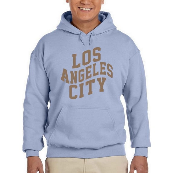 Retro College Los Angeles City Hoodie Men -Image by Shutterstock, Male x-Large