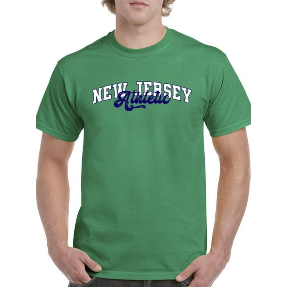 Retro College New Jersey  T-Shirt Men -Image by Shutterstock, Male 3X-Large