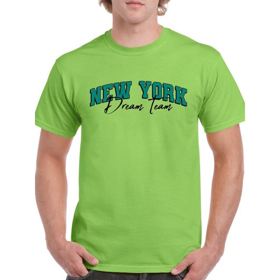 Retro College New York T-Shirt Men -Image by Shutterstock, Male 3X-Large