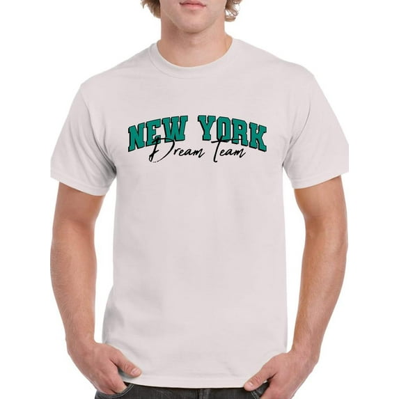 Retro College New York T-Shirt Men -Image by Shutterstock, Male x-Large