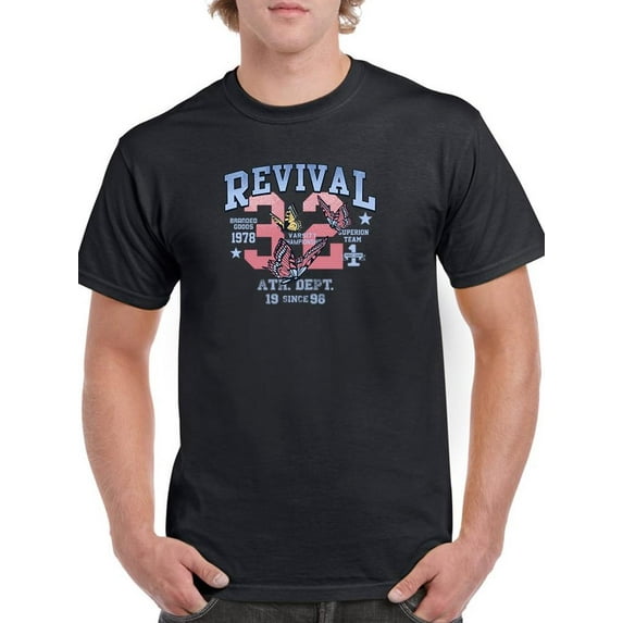 Retro College Revival 32 T-Shirt Men -Image by Shutterstock, Male 4X-Large