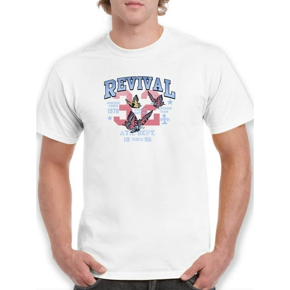 Retro College Revival 32 T-Shirt Men -Image by Shutterstock, Male Small