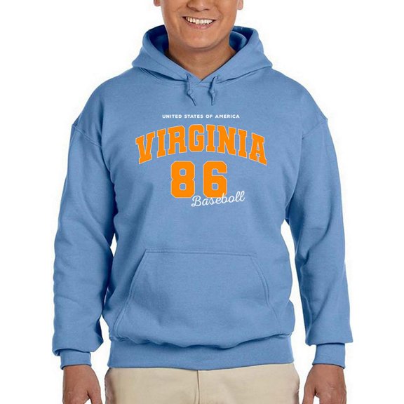 Retro College Virginia Hoodie Men -Image by Shutterstock, Male XX-Large