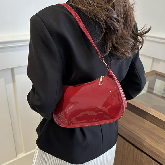 Retro Color PU Leather Shoulder Bag Fashion Handbags Casual Designer GXP A3U5