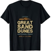 Retro Colorado Great Sand Dunes National Park Souvenir Graphic T-Shirt Vintage Style Outdoor Nature Travel Tee for Men and Women