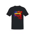thumbnail image 1 of Retro Colorful Cassette Burst Men's T-shirt, 1 of 3