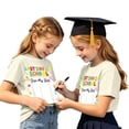 thumbnail image 1 of Retro Colorful Last Day of School T Shirt for Kids - Funny Summer Vacation Autograph Tee for Boys and Girls Toddler End of Year Class Party Graphic Shirt, 1 of 4