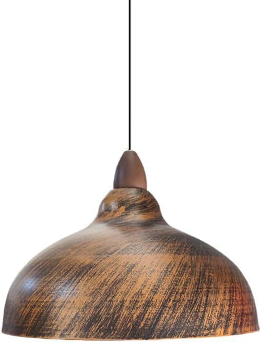 Retro Colorful Metal Pendant Light Fixture for Dining Room, Vintage Rustic Pendant Lighting for Kitchen Island, Industrial Style Pendant Lamp, Simple Farmhouse Pendant Light for Bedroom