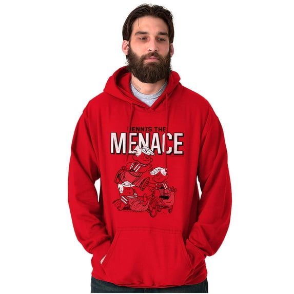 Retro Comic Dennis The Menace Hoodie Sweatshirt Women Men Brisco Brands M