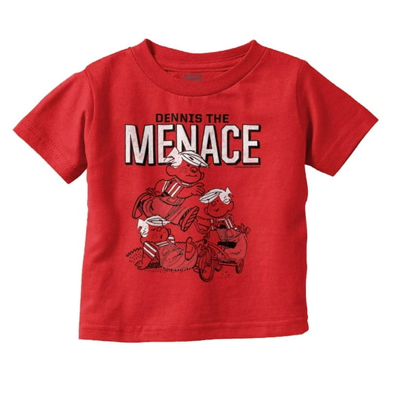 Retro Comic Dennis The Menace Toddler Boy Girl T Shirt Infant Toddler Brisco Brands 5T