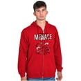 thumbnail image 1 of Retro Comic Dennis The Menace Zip Up Hoodie Men's Women's Brisco Brands M, 1 of 6