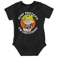 thumbnail image 1 of Retro Comic Pretend Im Listening Bodysuit Jumper Boys Infant Baby Brisco Brands 12M, 1 of 7